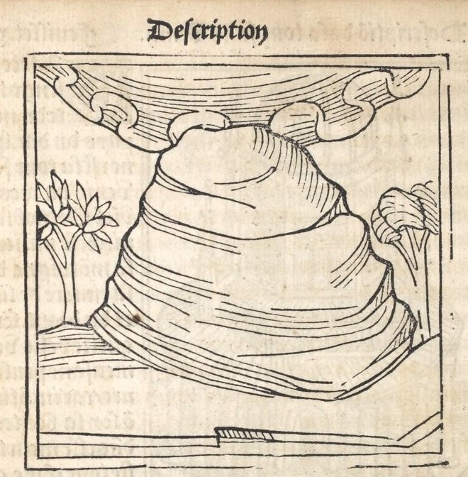 Gravure ancienne du mont Aiguille