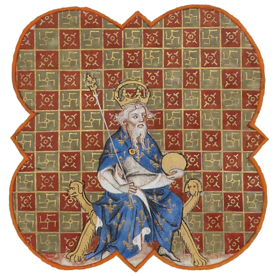 Détail d’une enluminure médiévale conservée via Gallica.